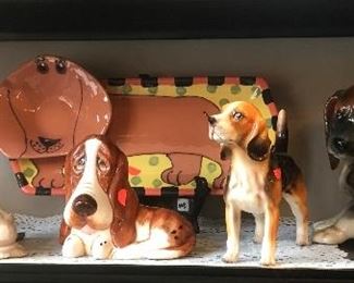 $6.00 each - your choice ceramic dogs    
