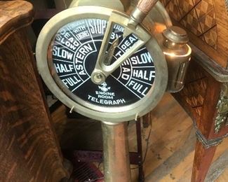 $125.00 Reproduction Engine Room Telegraph with light 