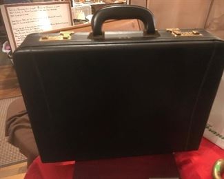 $25.00 Briefcase, owned by Frank Kelley. 