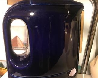 $50.00 Westinghouse Hall refrigerator pitcher in cobalt with lid  No chips 