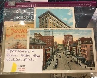 $15.00   Postcards from Jackson, Michigan