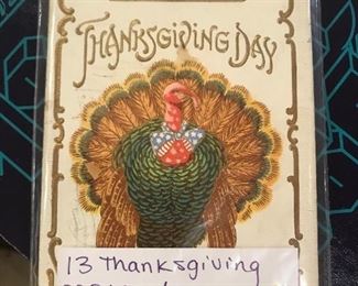 $25.00  13 postcards of Thanksgiving