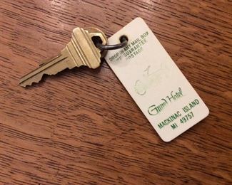 $25 Mackinac Island Grand Hotel Key