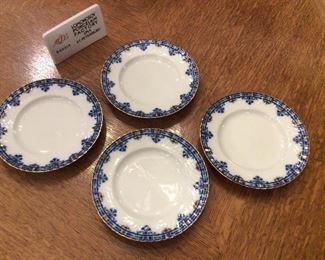 $45.00  Lomonosov Porcelain Factory 7” plates in unknown pattern  