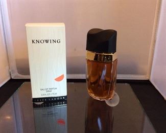 $20.00  Estee Lauder knowing perfume spray 2.5 ounce. New in the box.
