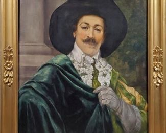 Art Ambrossi Cavalier Oil On Canvas