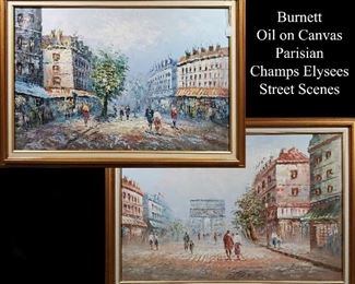 Art Burnett Parisian Street Scenes