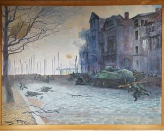 Art Charles Johnson Battle In The City