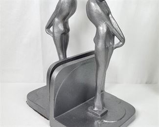Art Deco Frankart Draped Nude Bookends