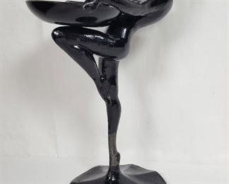 Art Deco Frankart Nude With Tray Petite Stand