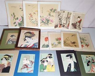 Art Japanese Woodblock Prints Minis