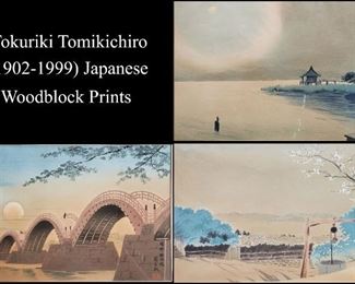 Art Tomikichiro Woodblock Prints
