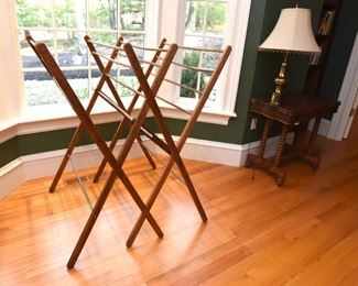 Antique large clothes drying rack