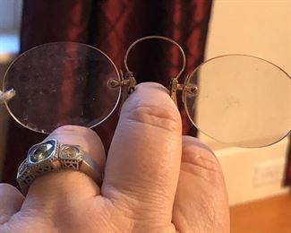 Pince-nez glasses