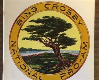 1968 Program of 28th Bing Crosby National Pro-Am at beautiful Carmel, CA