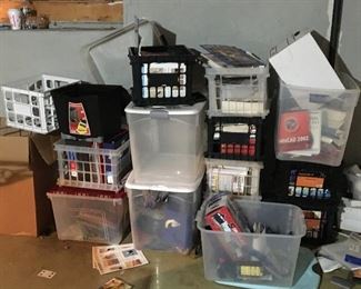 Storage totes & milk crates