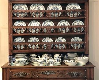 Blue Danube Japanese Dinnerware, Display Cabinet 
