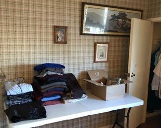 Tons of clothes.   Men’s womans juniors girls!!!  