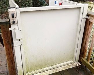 Wheelchair assistant for outdoors.  Like new used only a few times 