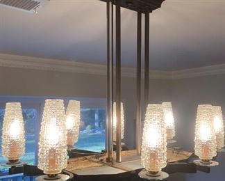 May have to be removed at later date bronze and crystal