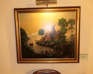 Oil on Canvas-European