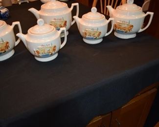Set of Porcelain China Made in USA Tea Pots