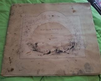 Illustrated book of Rip Van Winkle by Felix O.C. Darley