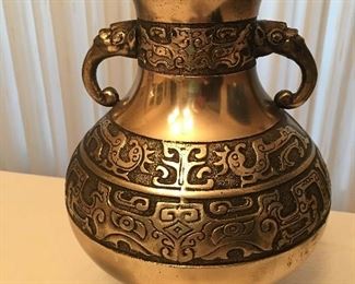 Antique Silver Vase