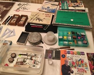 Stamps and pads, Art books