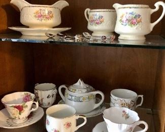 Tea Cups & Saucers, Creamers