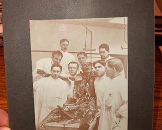 Antique cadaver/autopsy photograph...probably 1910s