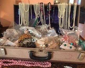 Treasure chest of custom pearls and custom jewels