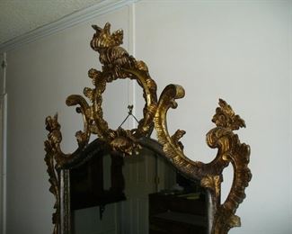 carved mirror detail