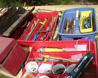 tool boxes and misc tools of all types