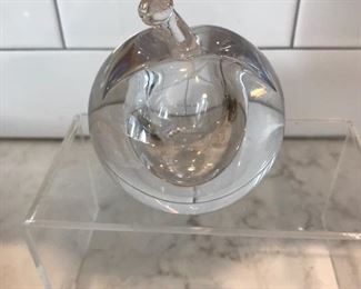 Signed perfume decanter
