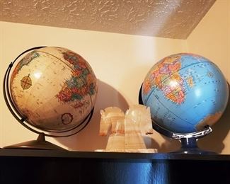 Globes and SEVERAL Sets of Bookends