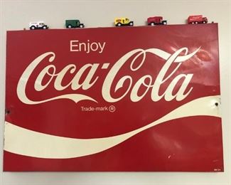 Metal Coke sign