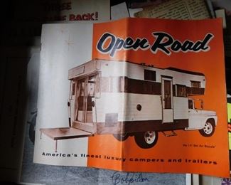 Old Open Road Camper Catalog