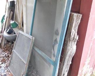 Green Painted Screens