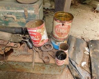 Advertising Oil Cans