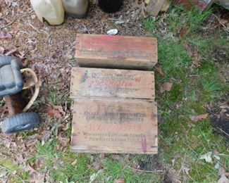 Old Winchester Ammunition Boxes