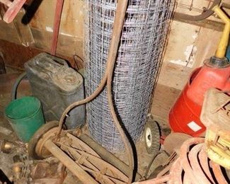 Reel Mower/Military Gas Can