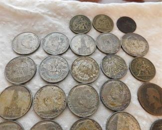 Silver German Reichsmarks