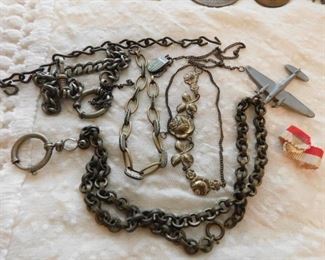 Assorted Watch Fobs and Sterling