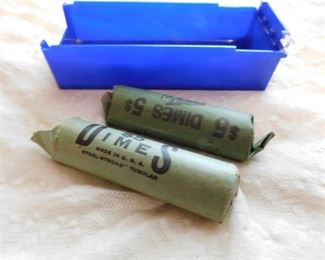 Rolls of Silver Dimes