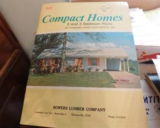 Bowers Lumber Home Building Plans 