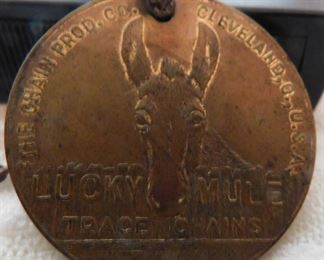 Lucky Mule Trace Chains Good Luck Token