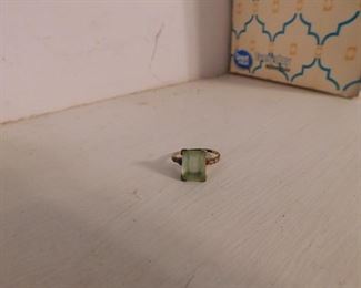 Amethyst and Gold Ring