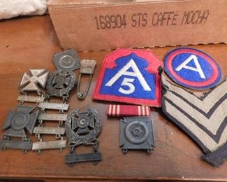 WW2 Sterling Qualification Badges and Patches