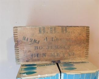 Old Dovetailed Advertising Boxes
